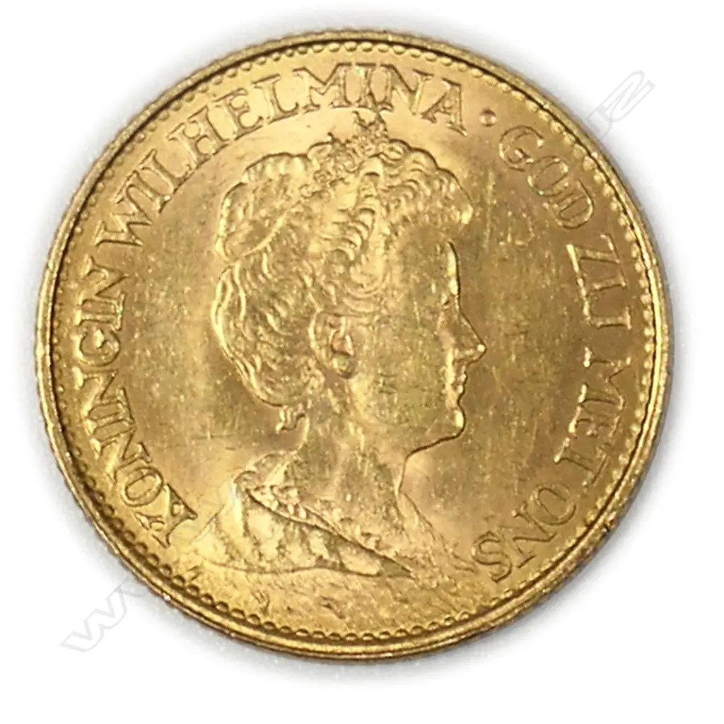 A 10 Guilder 1912 gold coin, Image 1++