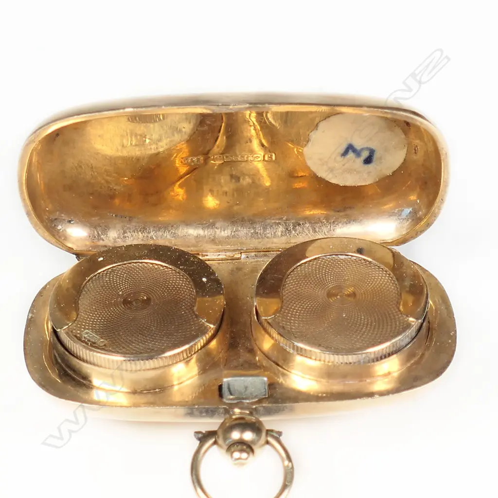 An Edwardian 9ct rose gold double sovereign case, Image 1++