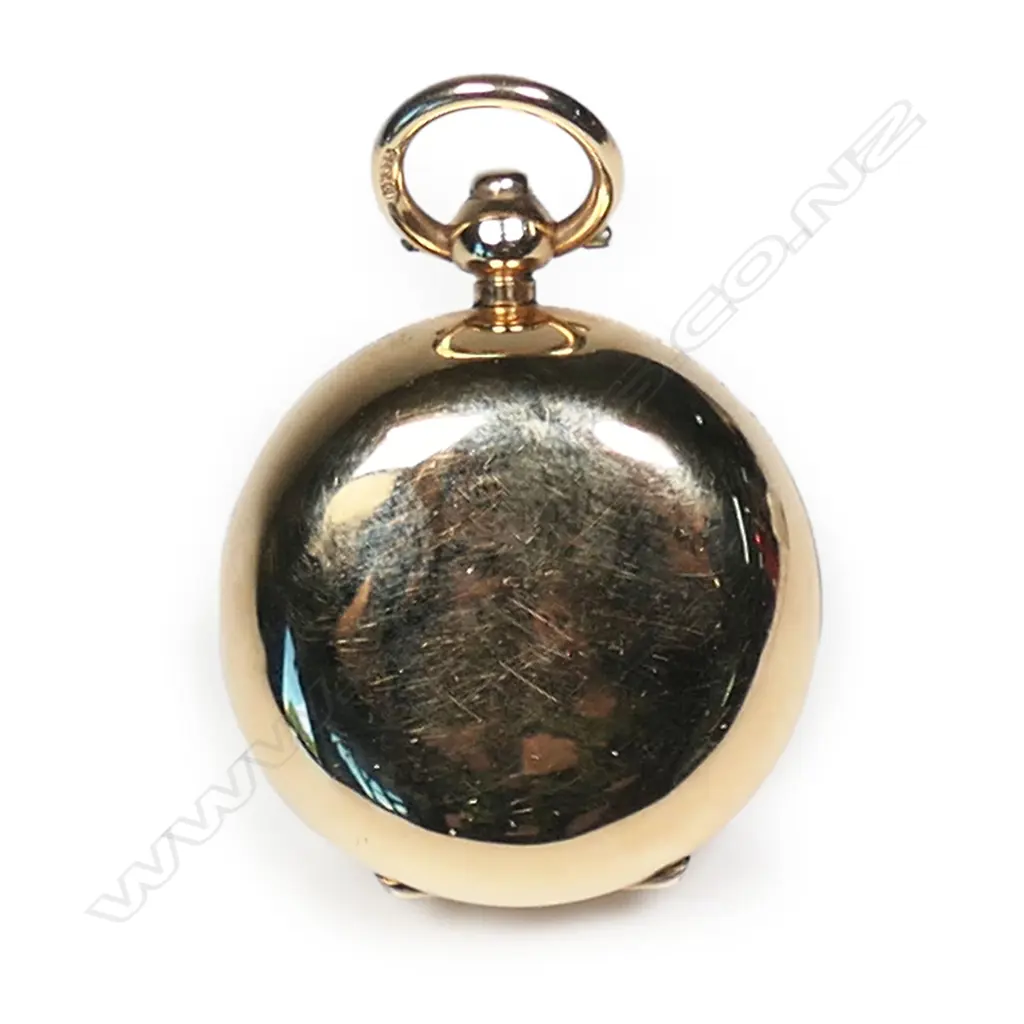 An early 20thC 9ct rose gold sovereign case, Image 1++