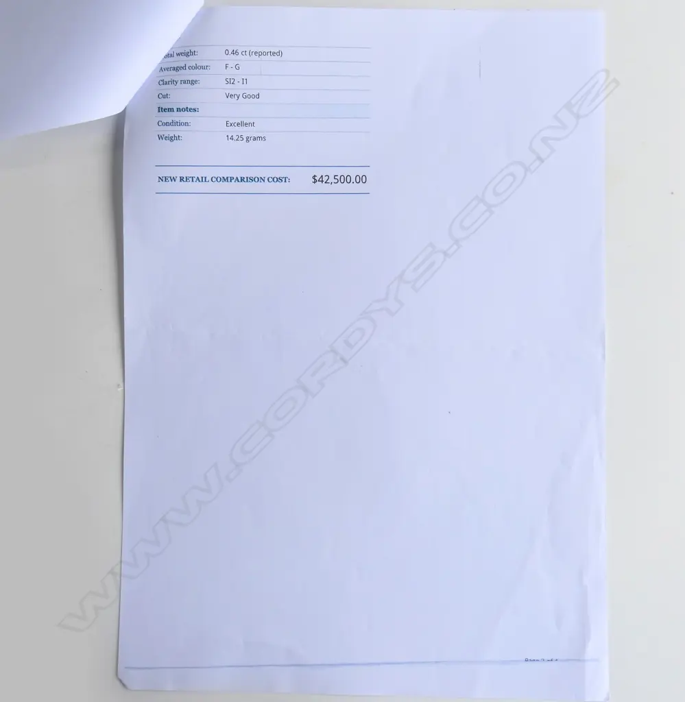 An 18ct white gold and pink diamond ring/pendant converting necklace, Image 1++