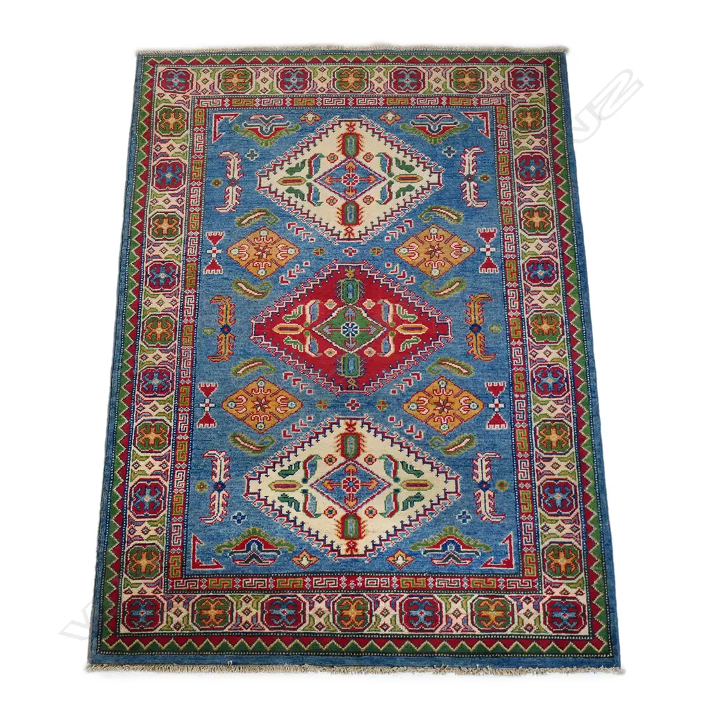 A hand knotted Kazak rug, Image 1++