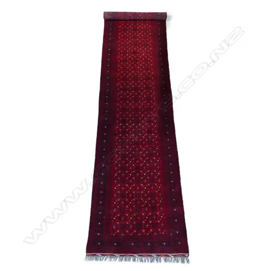 A fine hand knotted Bashiri runner,