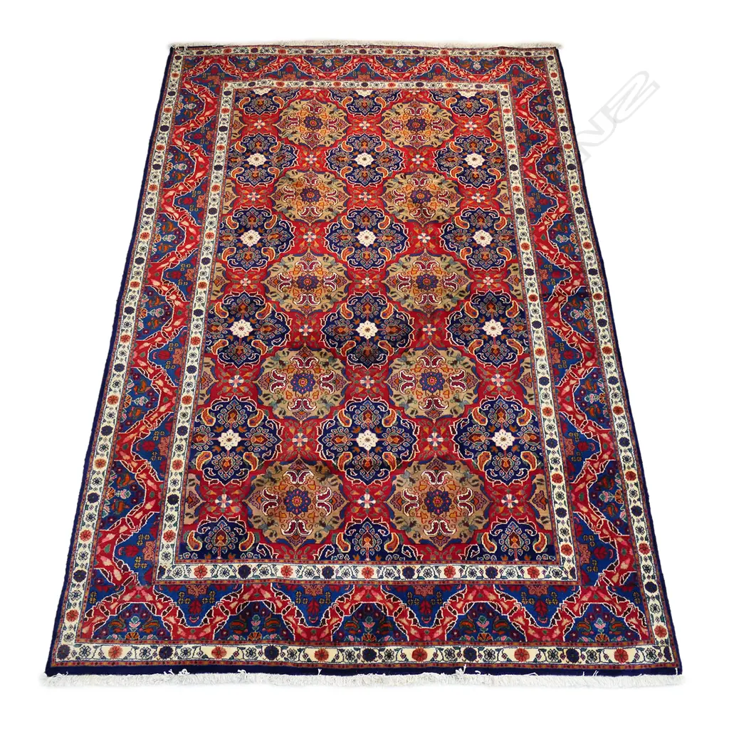 A hand knotted Persian Yamut rug, Image 1++