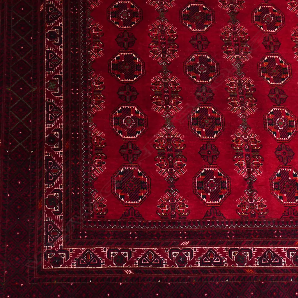 A hand knotted Bashiri rug, Image 1++