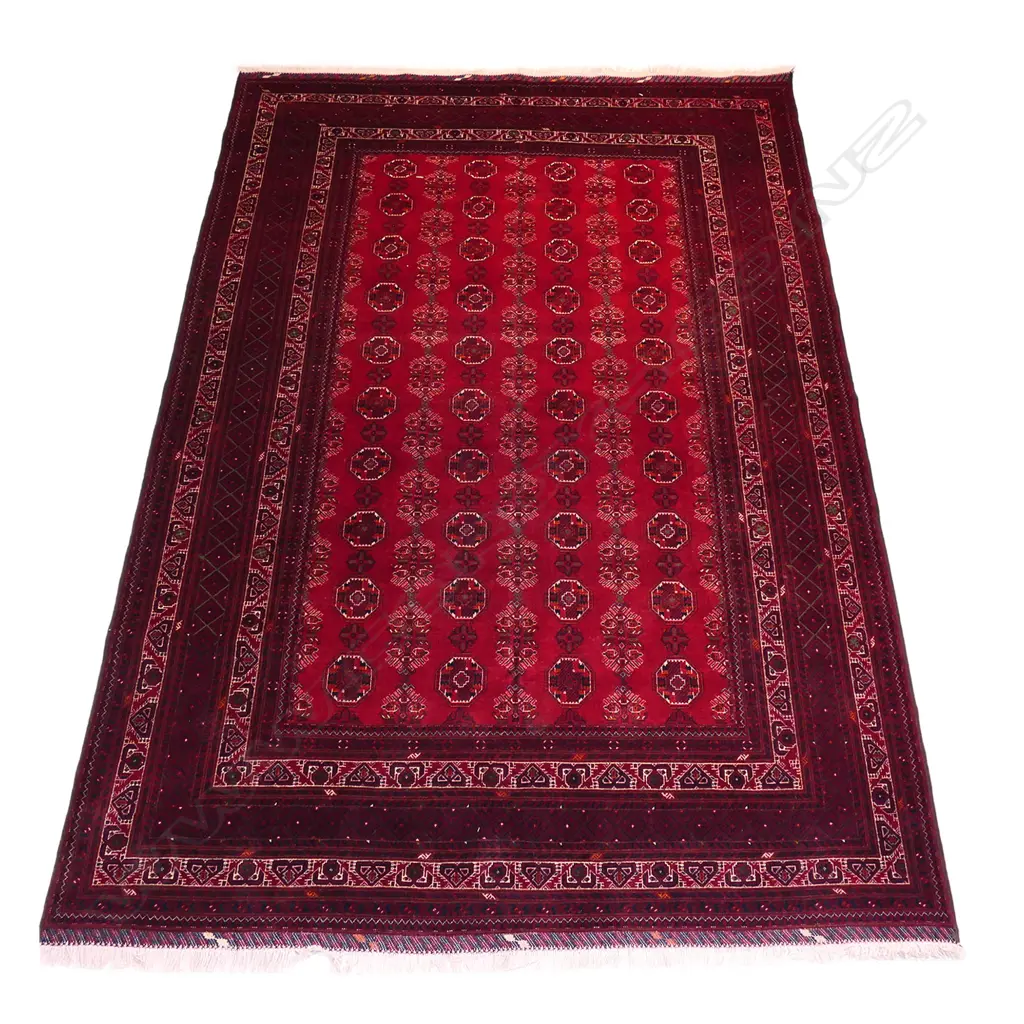 A hand knotted Bashiri rug, Image 1++