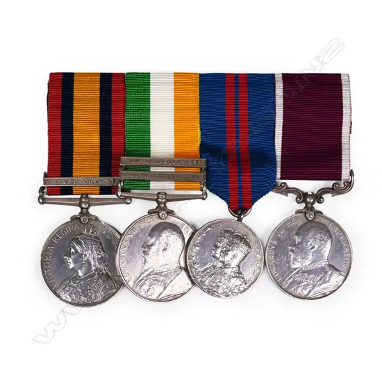 A four-medal group to 20568. Q.M. Sjt. W.JONES. R.E.,