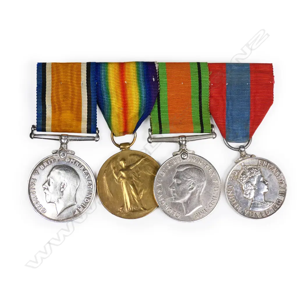 A group of four WWI medals to J.83890 E.A. Humphreys. BOY 1 R.N., Image 1++
