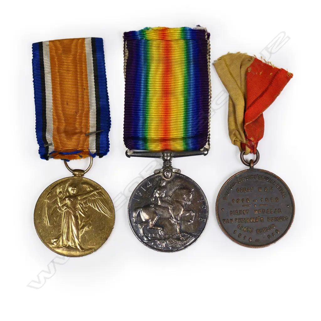 A WWI three medal group to CPL. A.G. BENNETT. 7TH S.A.H., Image 1++