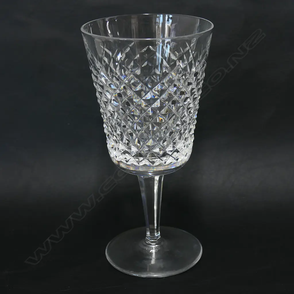 A set of six Waterford crystal water glasses, Image 1++