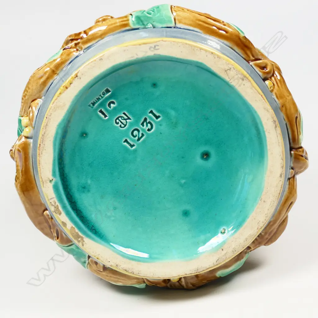 A Victorian Minton majolica wine 'Tower Jug', Image 1++