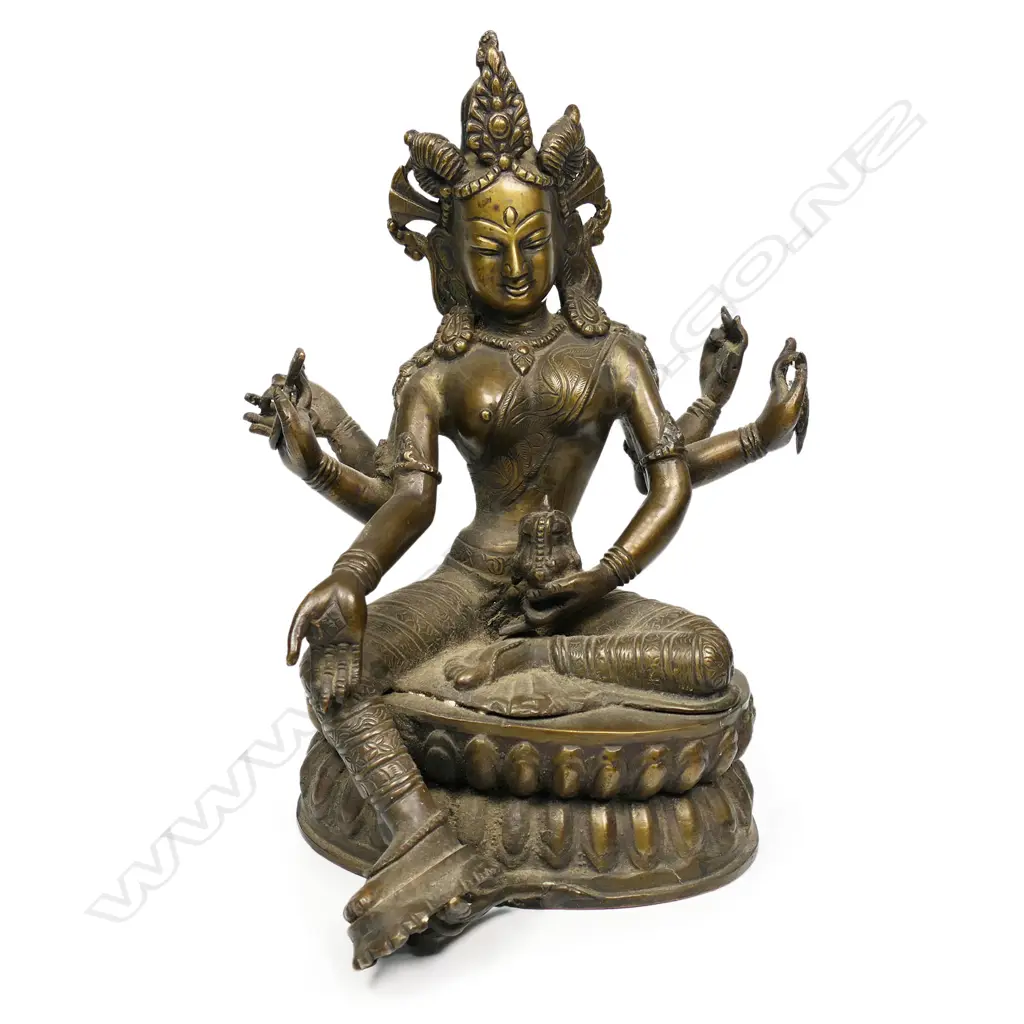 A bronze figurine of Vasudhara, Image 1++