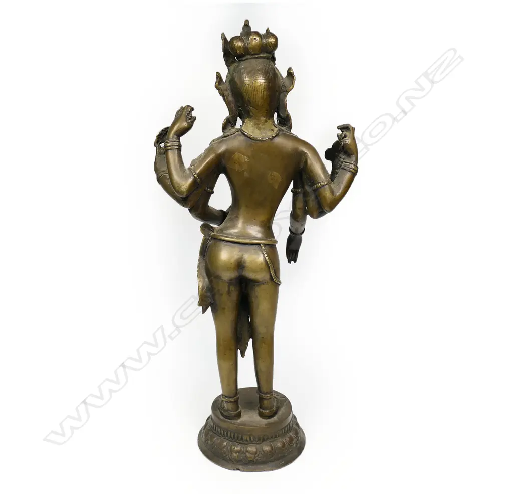 A bronze figurine of the goddess Vasudhara, Image 1++