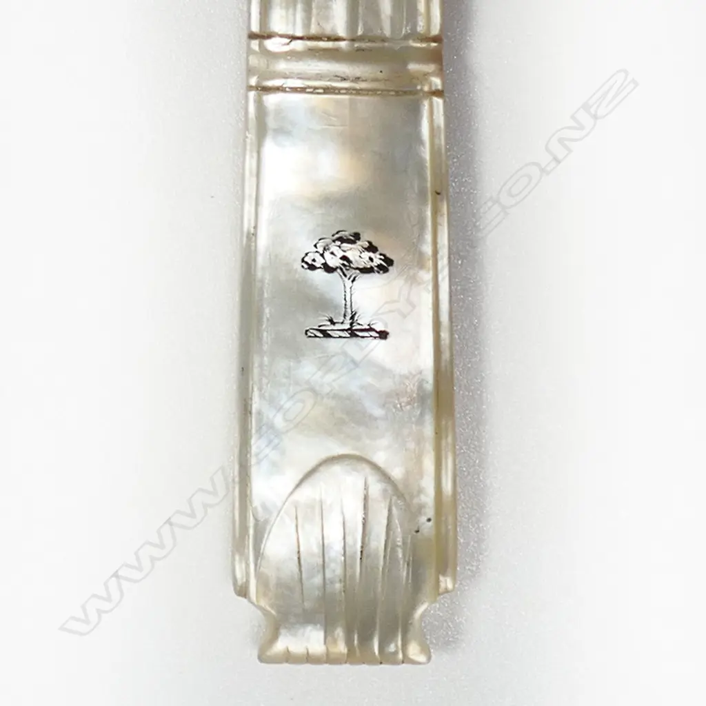 George III Paul Storr silver set for six fruit knives and forks, Image 1++