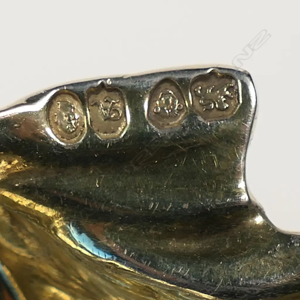 A pair of William IV cast silver gilt butter-shells by Paul Storr, ex Florence Court, Image 1++