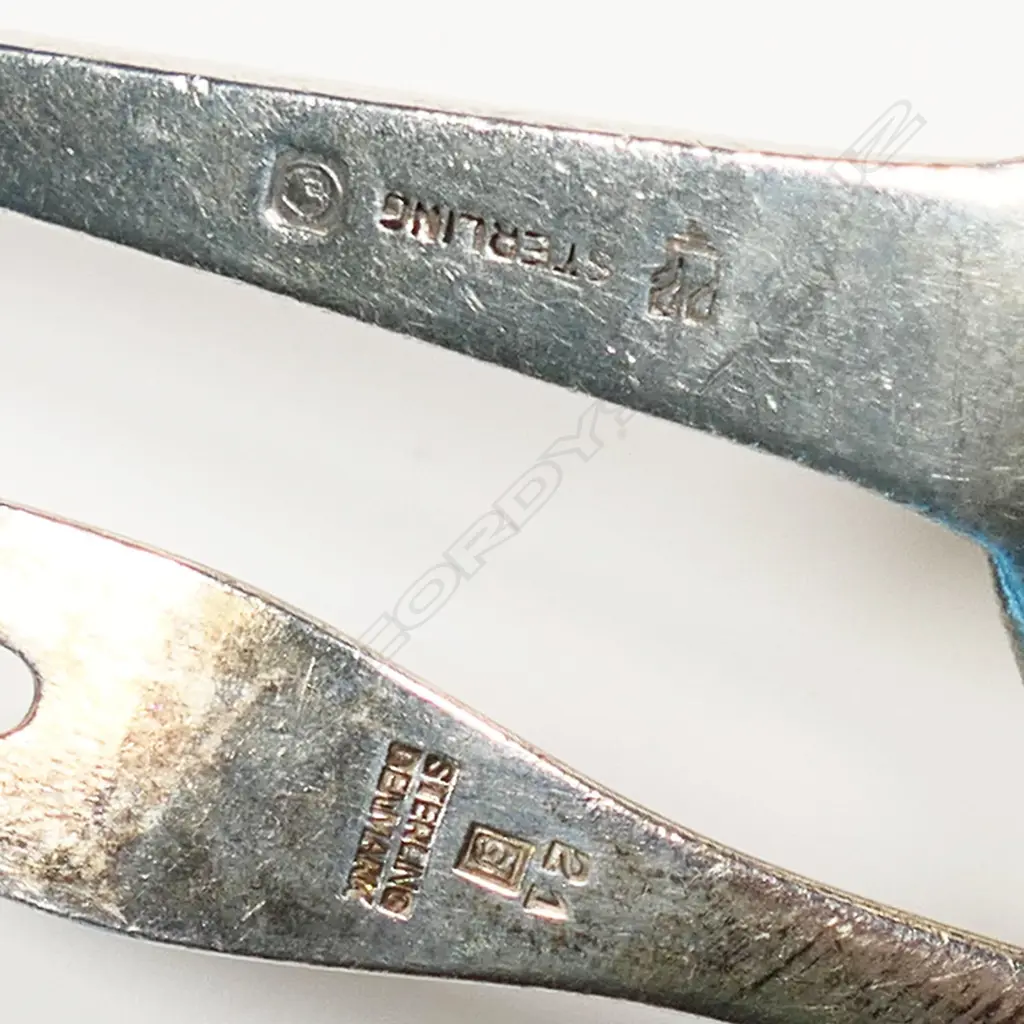 Four Canadian sterling silver cutlery items by Carl Poul Petersen, Image 1++