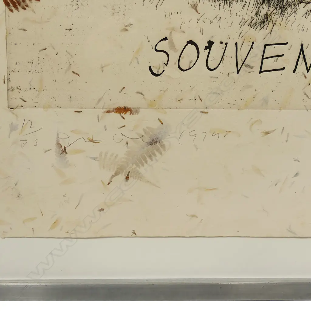 Jim Dine (USA 1935), 'Souvenir', etching 12/25, Image 1++