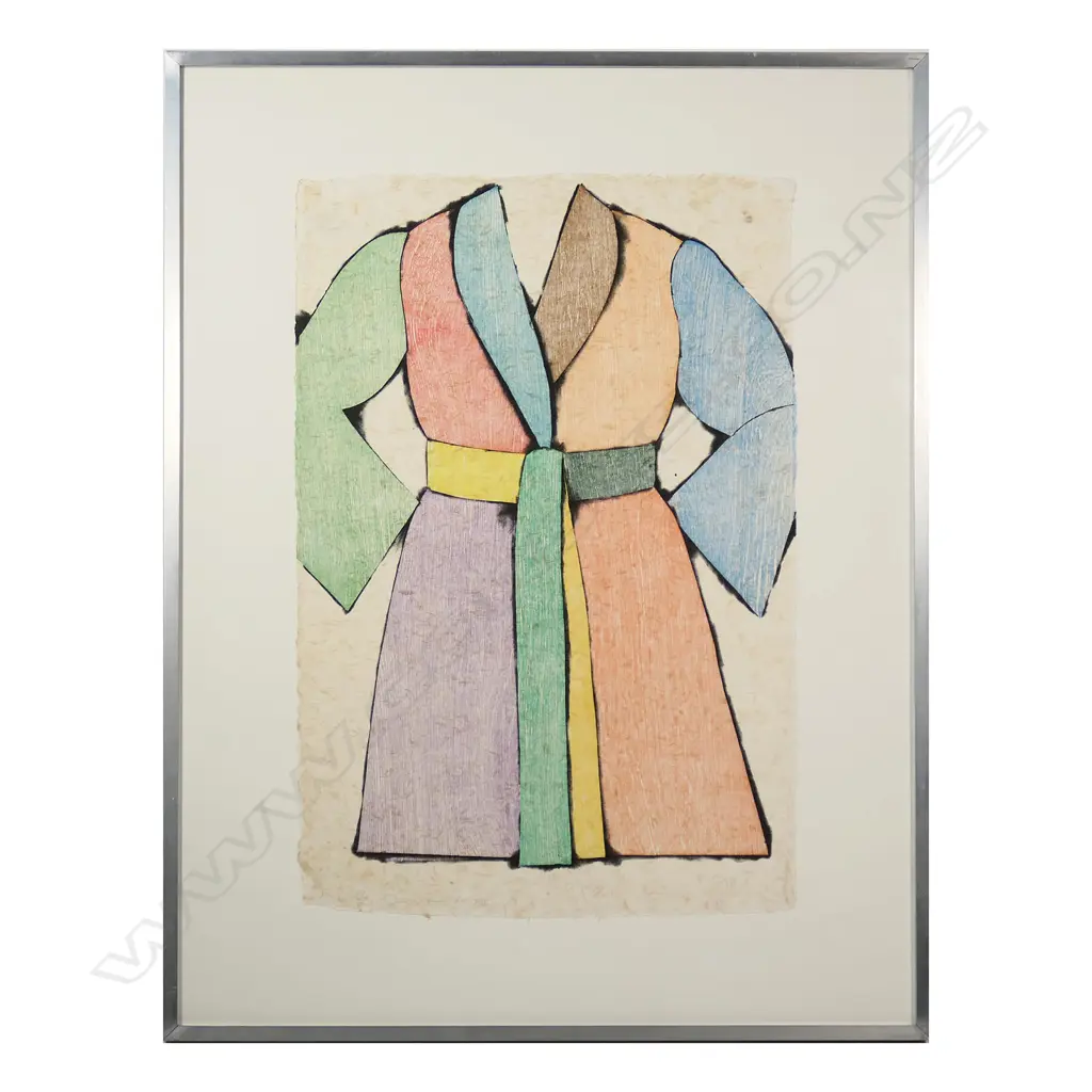 Jim Dine (USA b.1935) 'The Woodcut Bathrobe (1975)' Image 1++