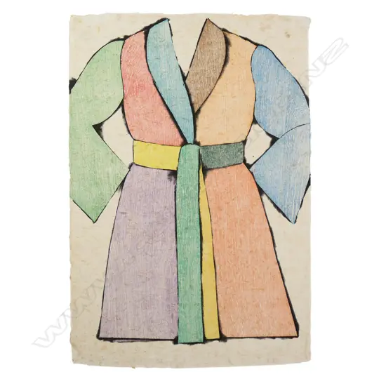 Jim Dine (USA b.1935) 'The Woodcut Bathrobe (1975)'