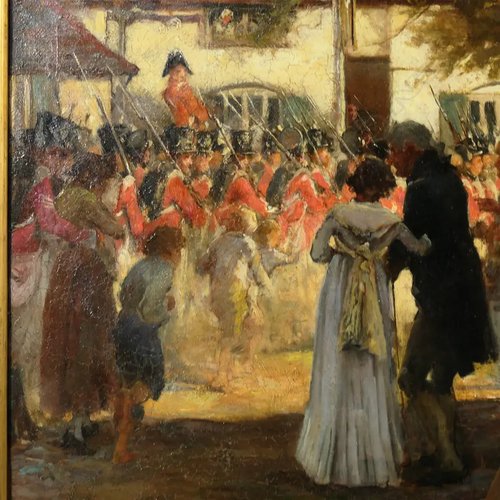 Frank E Cox RA, (UK c.1850, exhibited 1873 - 1894), 'The King Breaks Many Hearts', Image 1++
