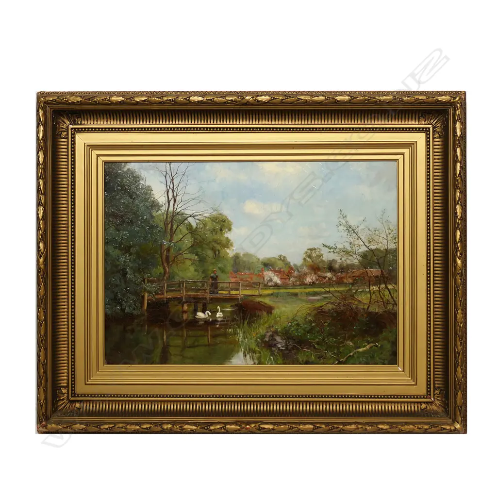 19thC artist unknown 'On the Lambourne', Image 1++