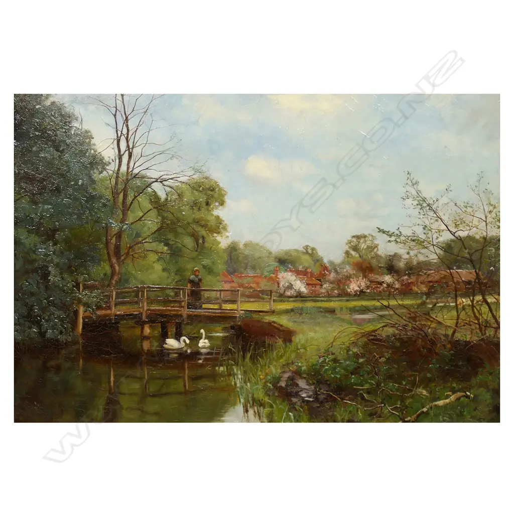 19thC artist unknown 'On the Lambourne', Image 1++