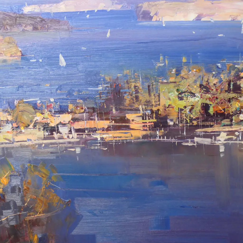 Ken Knight (Aust. b.1956) 'Autumn Afternoon, Middle Harbour from Seaforth', Image 1++