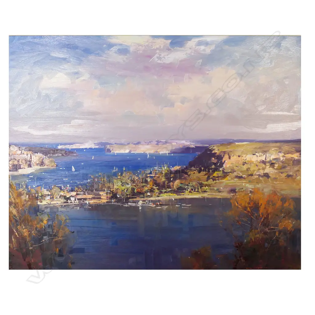 Ken Knight (Aust. b.1956) 'Autumn Afternoon, Middle Harbour from Seaforth', Image 1++