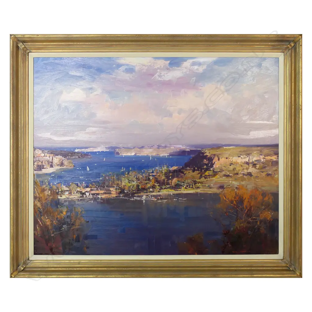 Ken Knight (Aust. b.1956) 'Autumn Afternoon, Middle Harbour from Seaforth', Image 1++