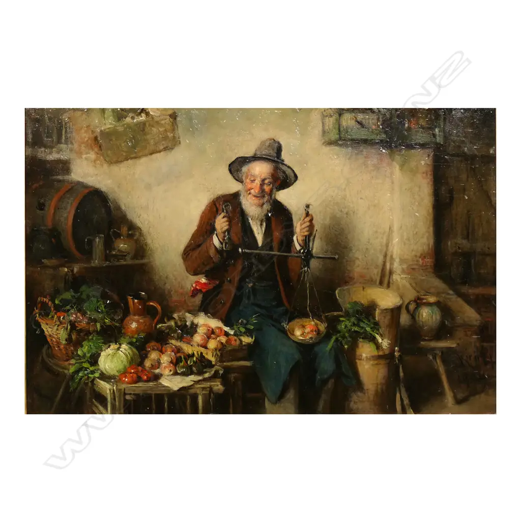 Hermann Kern (Hungary, 1838-1912) 'Obsthändler', Image 1++