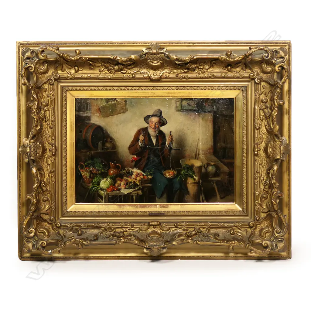 Hermann Kern (Hungary, 1838-1912) 'Obsthändler', Image 1++