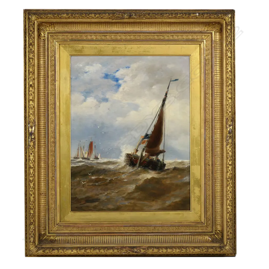 Thomas Bush Hardy (UK 1842-1897) pair of oil paintings, Image 1++