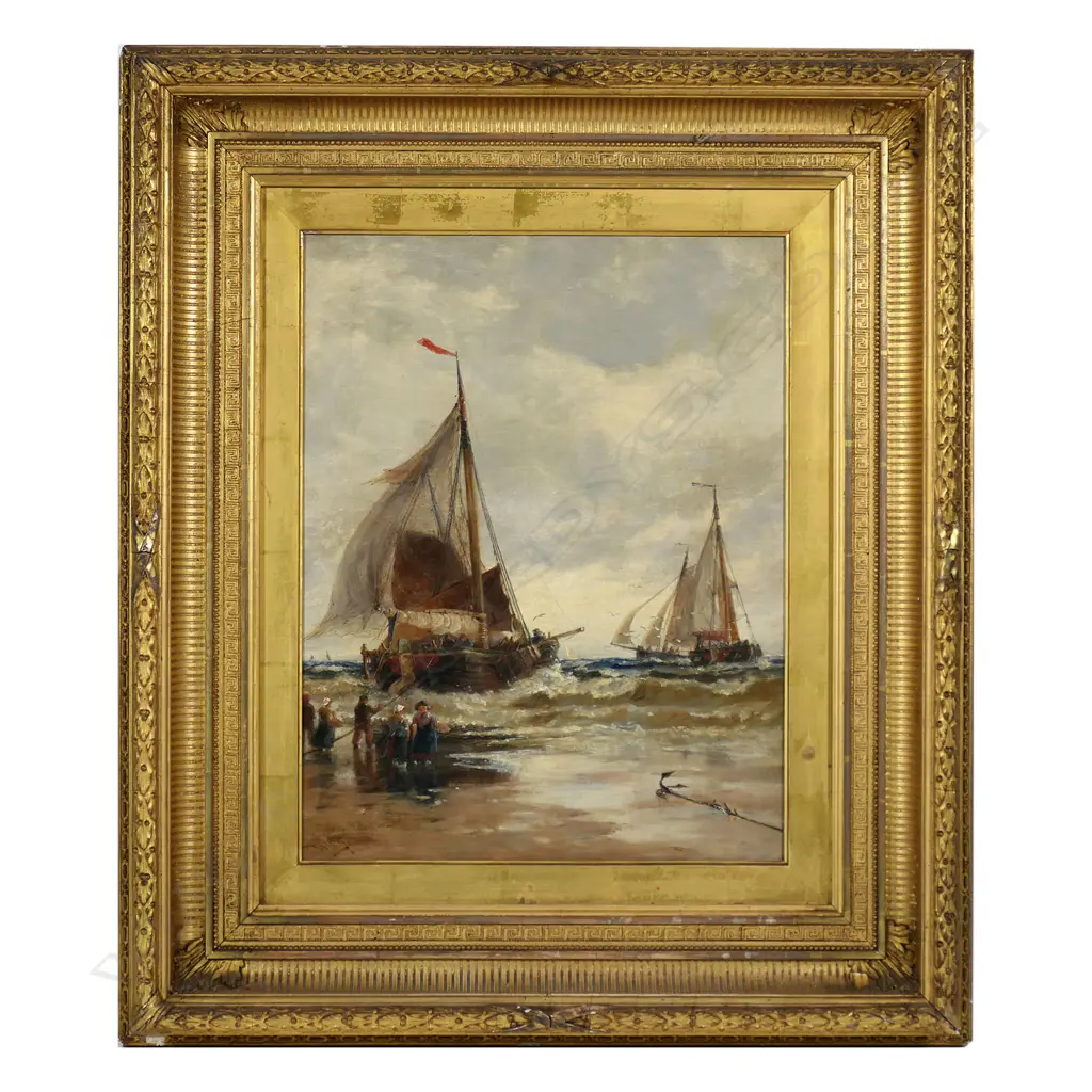 Thomas Bush Hardy (UK 1842-1897) pair of oil paintings, Image 1++