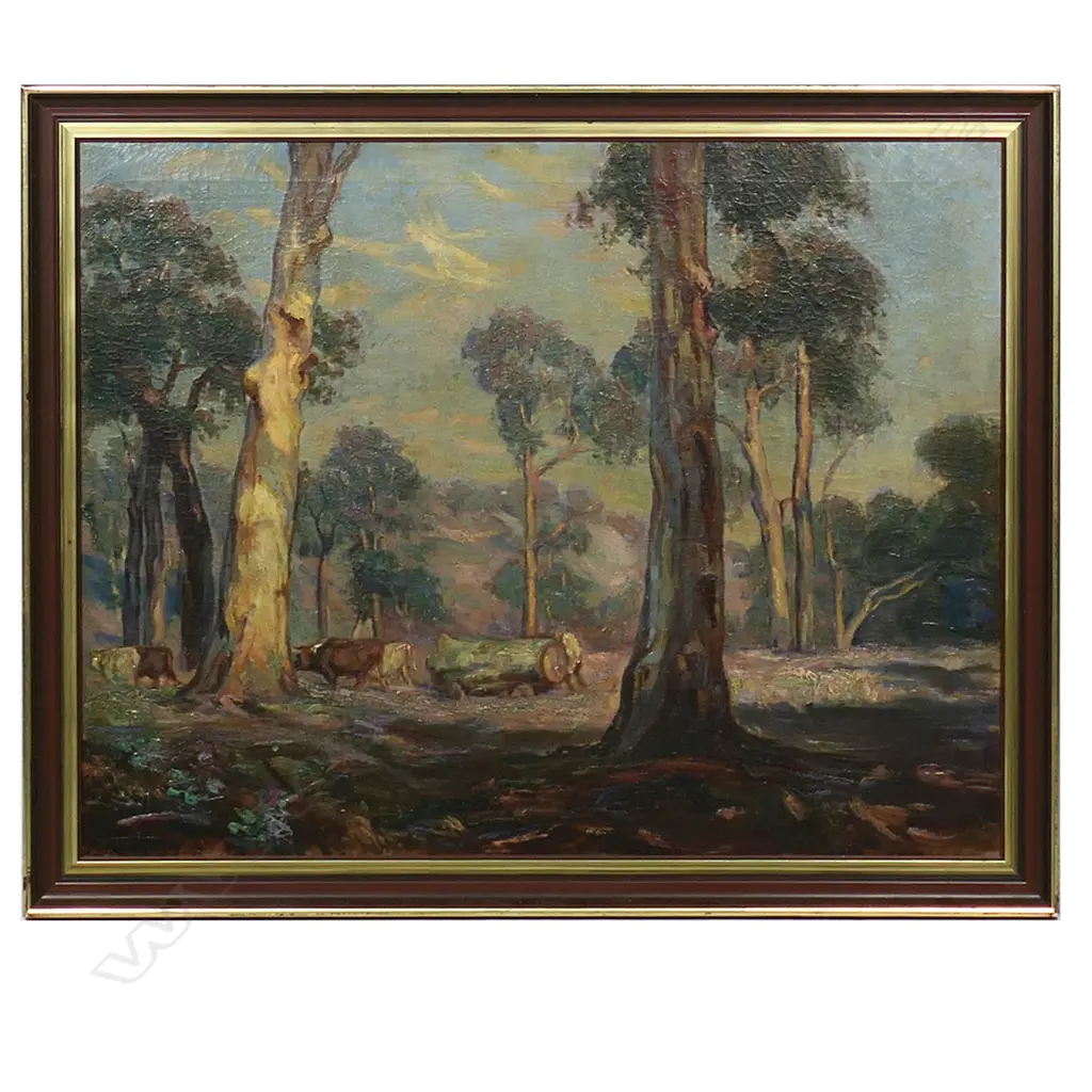 Artist unknown 'Landscape with Gum Trees', Image 1++