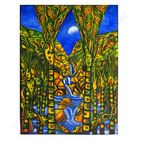 Dean Buchanan (NZ 1952-) 'Pararaha Waterfall',