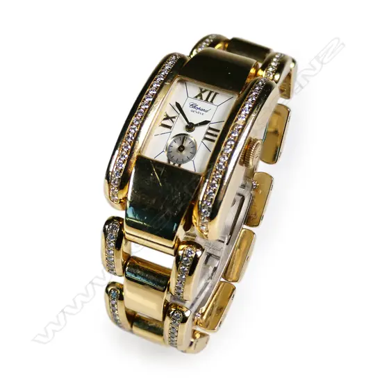 A ladies, Chopard ‘La Strada’ wristwatch in 18ct yellow gold,