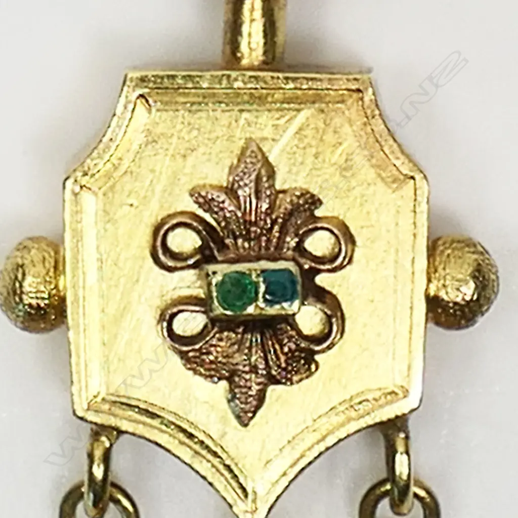 A uncommon quality Victorian 18ct yellow gold tassel necklace, Image 1++