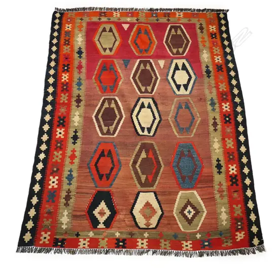 A small Persian kelim,
