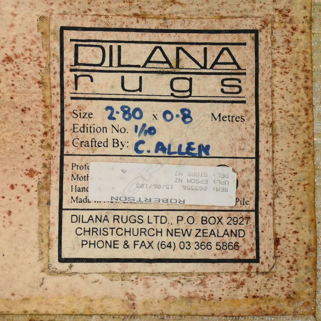Dilana machine knotted runner, Image 1++