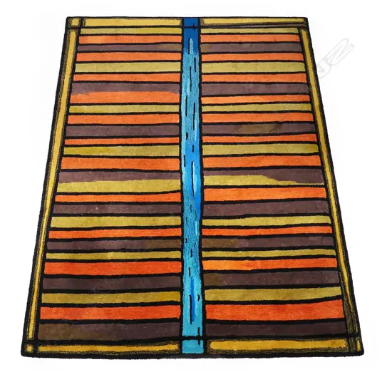 Dilana machine knotted rug,