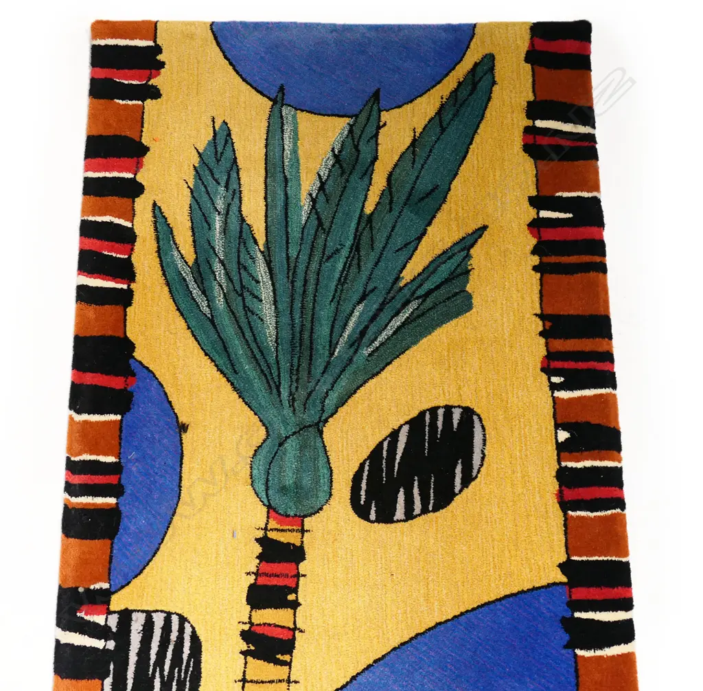  DILANA RUG by Michael Reed 'NIKAU RUNNER DOING THE HEAPHY' 1997 3/20 signed etc verso 850 x 3600mm Image 1++