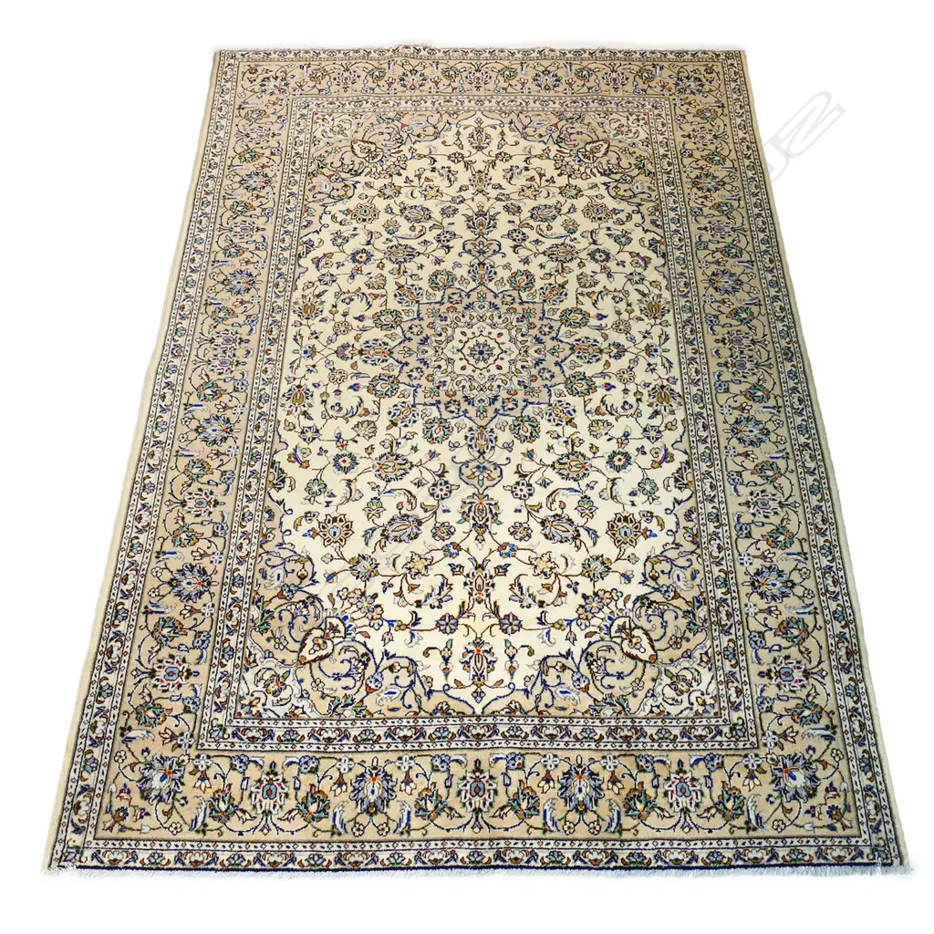 A fine hand knotted Kashan carpet, Image 1++