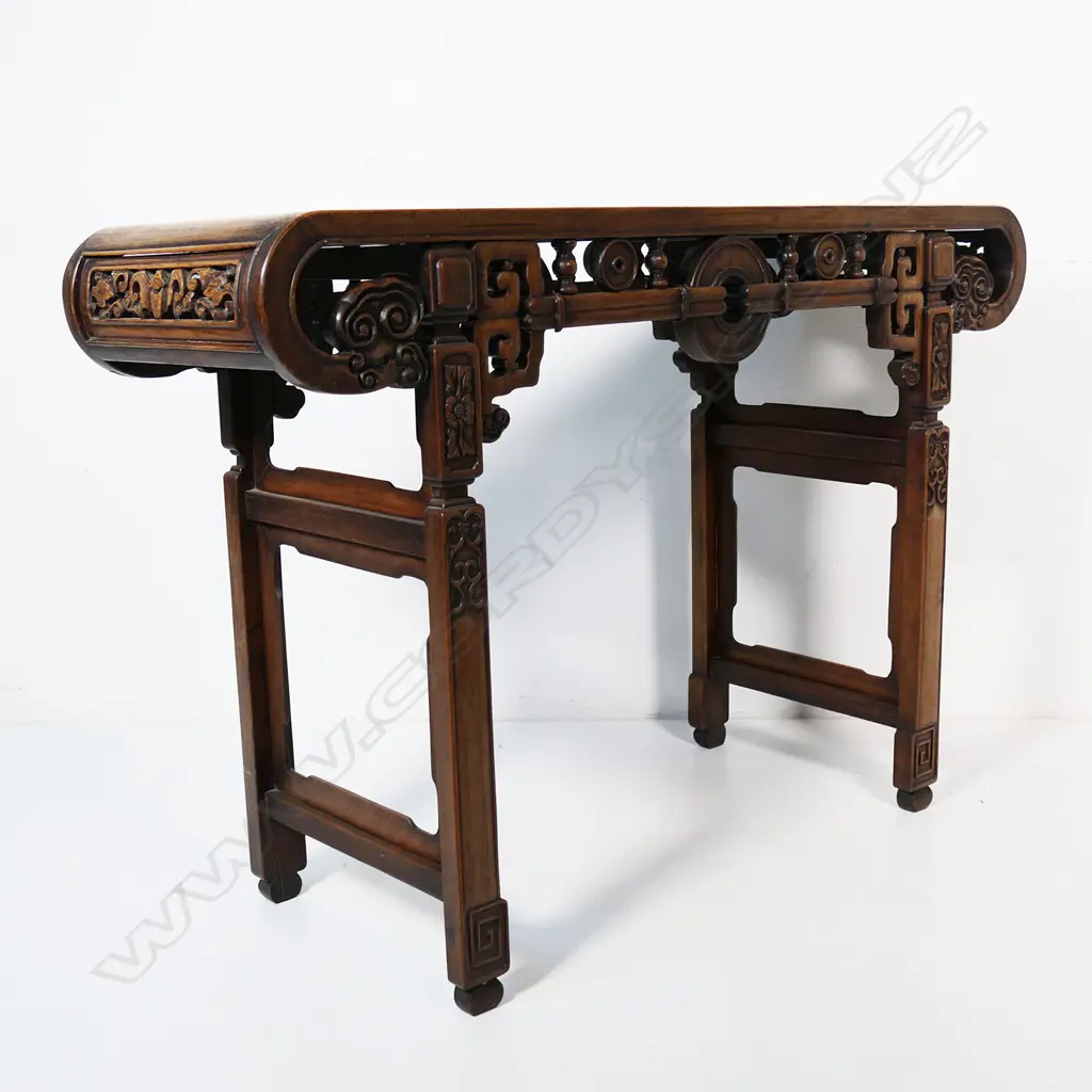 A vintage Chinese hardwood altar table, Image 1++