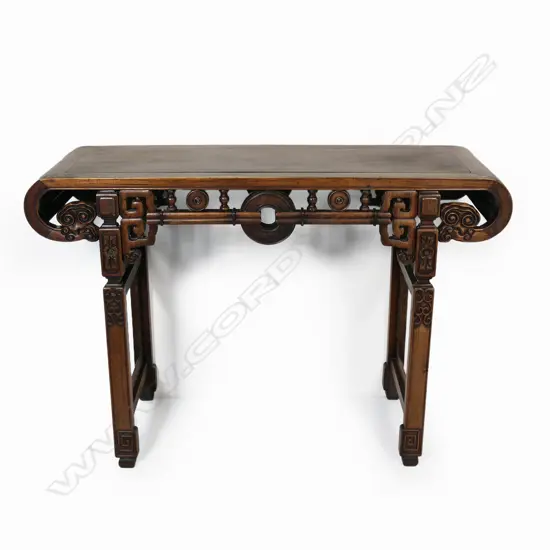 A vintage Chinese hardwood altar table,