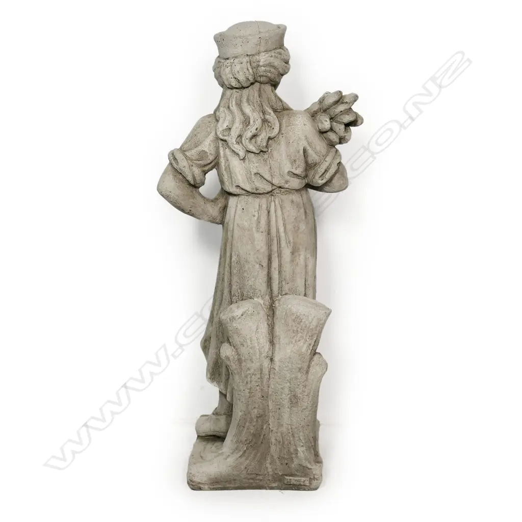 An allegorical church stone garden female figure representing Spring, Image 1++