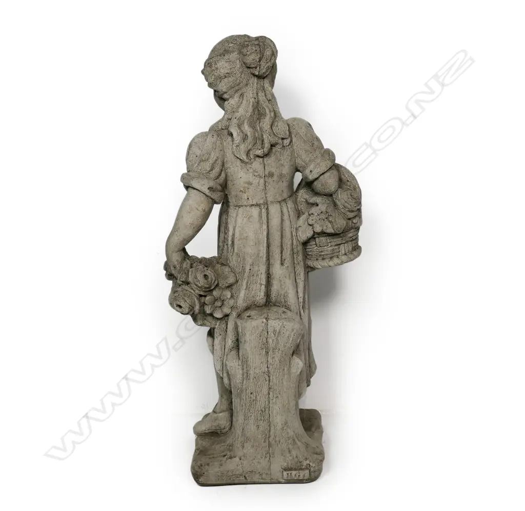 An allegorical church stone garden female figure representing Summer, Image 1++