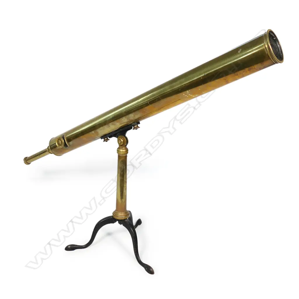 A late 19thC brass telescope, Image 1++