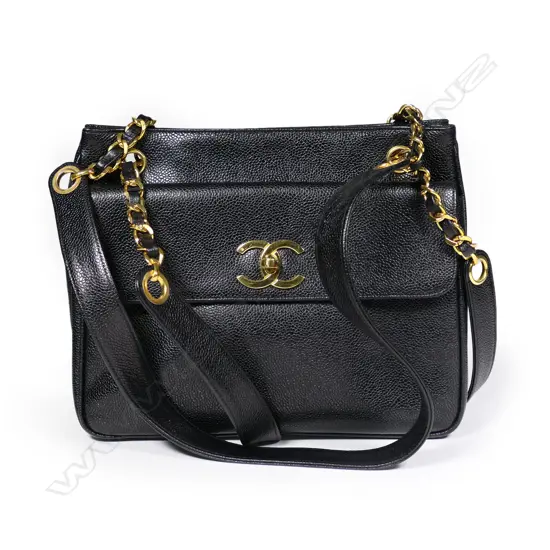 A vintage Chanel double-sided tote,