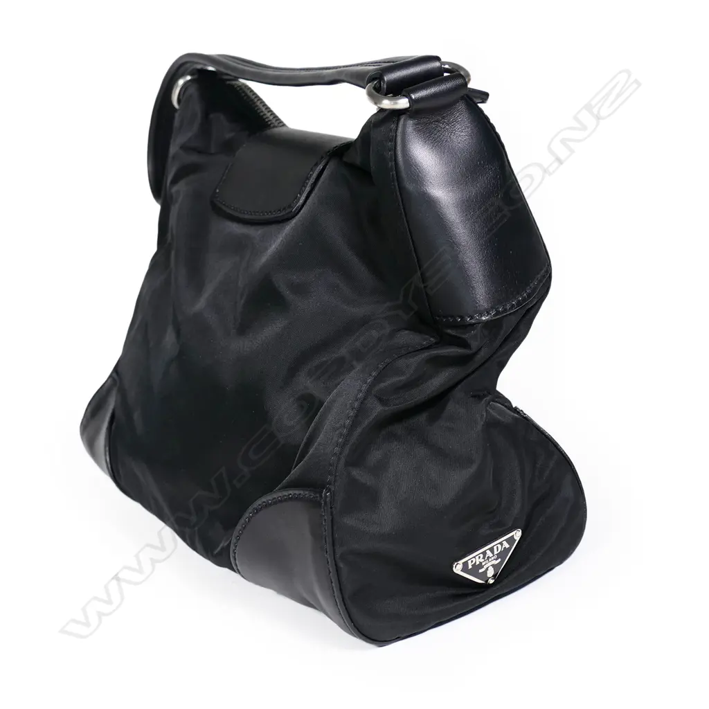 A Prada nylon Tessuto Hobo bag, Image 1++