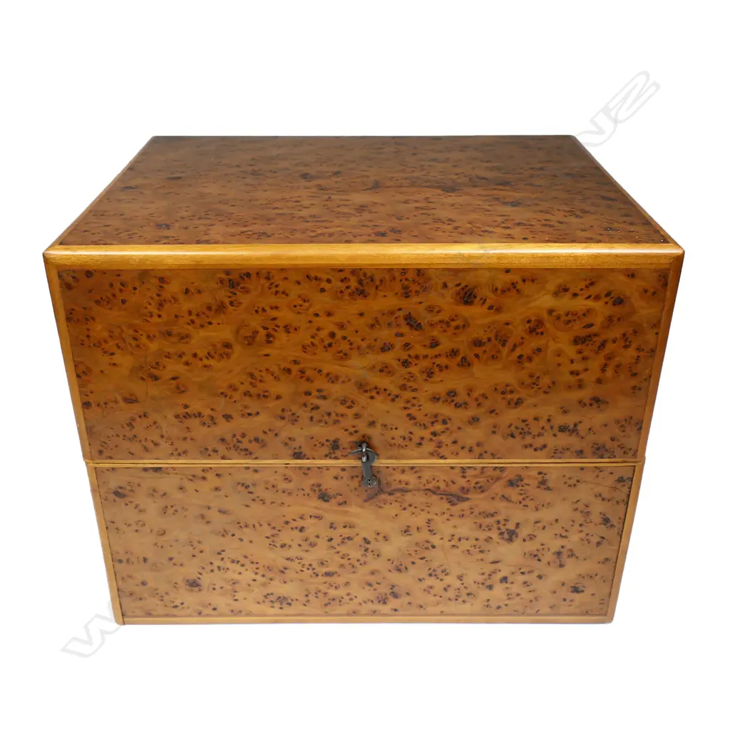 A Rare and historical New Zealand Adolph Kohn Auckland 1908.Silver 'Great White Fleet' presentation casket and document, Image 1++