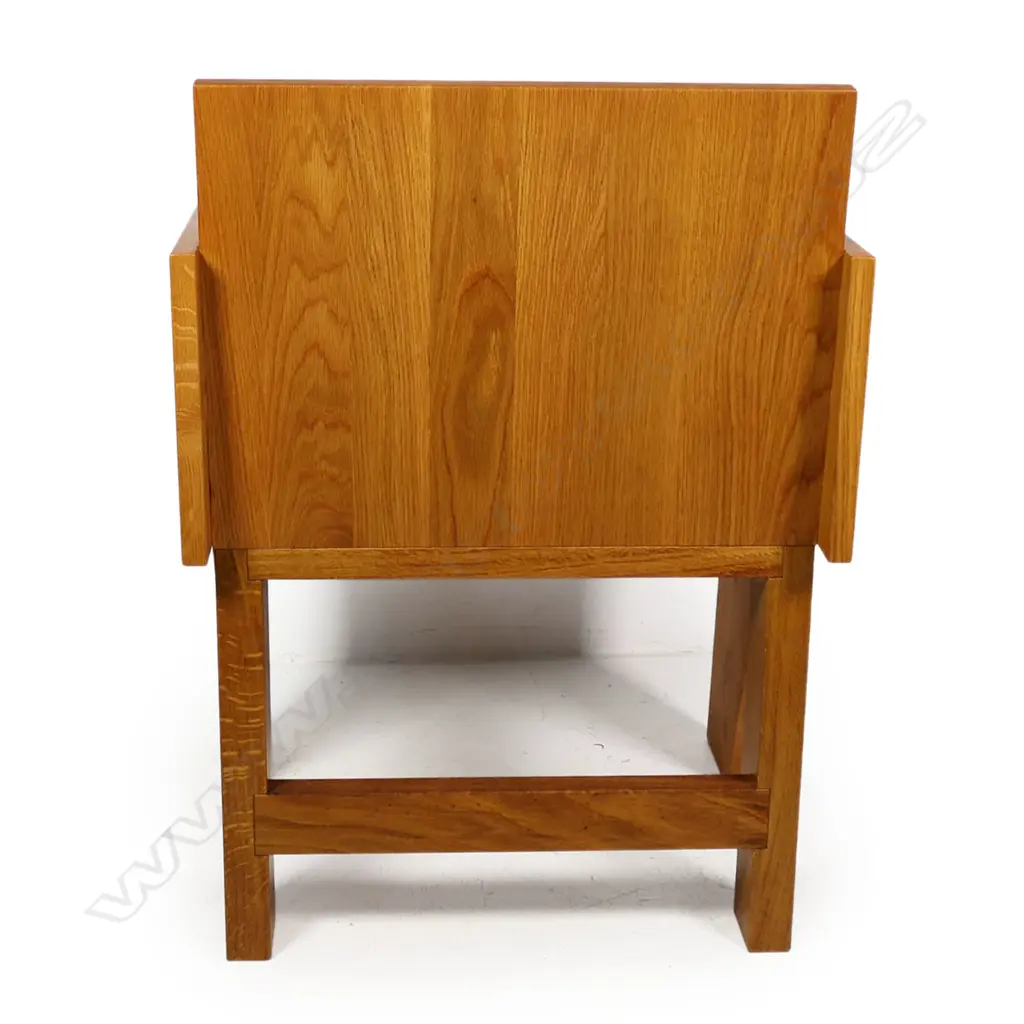 Kennedy Brown contemporary design solid ash Celebrant's Chair, Image 1++